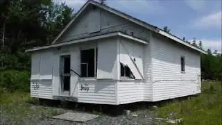Small creepy abandoned house