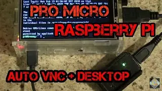 Pro Micro Arduino - Autostart Rasp-Pi VNC server + Desktop (Code in Description)