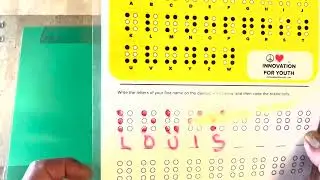 How to Write Your Name in Braille Using a Slate and Stylus