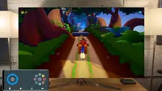 Crash Bandicoot Mobile on Shield Android TV with DroidMote
