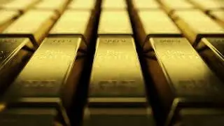 Infinite rows of fine goldbars #storks #copyrightfree