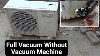 Air Conditioner Full Vacuum Trick without Vacuum Machine || Fully4World