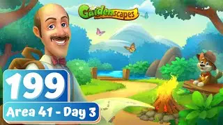 Gardenscapes - Part 199 - Area 41 - Day 3 - Gameplay