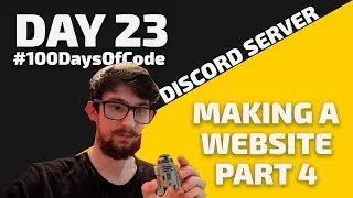 How to make a WEBSITE - DISCORD COMMUNITY SERVER - Day 23 - 