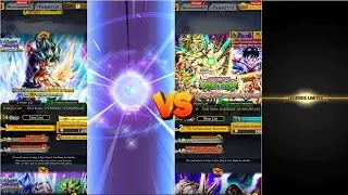 Ultra Vegito Blue Summon Vs LL Super Saiyan Broly Summon | Dragon Ball Legends