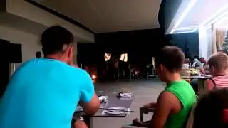 Fireshow, Nelia beach hotel, Aiya-Napa, Cyprus