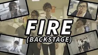 FIRE backstage with Akidearest, TheAnimeman and Sebastiano Serafini