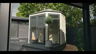 Stretched Octagonal Composite Summer House