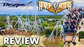 [Review] HYPERIA - NEUER Mack Rides HYPER COASTER! | Thorpe Park 🇬🇧