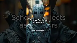 School Subjects as Warriors | Ai Generated