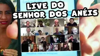 LIVE com o ELENCO de O SENHOR DOS ANÉIS!
