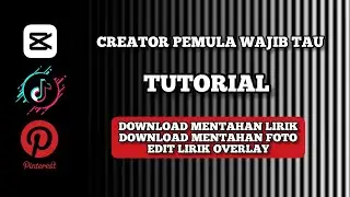 TUTORIAL DOWNLOAD MENTAHAN LIRIK DAN FOTO UNTUK MEMBUAT TEMPLAT DI CAPCUT