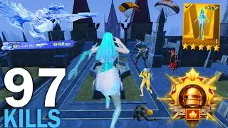 😍MY BEST ERANGEL GAMEPLAY w/ Glacial bride Set🔥 Pubg mobile