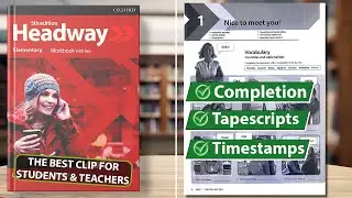 New Headway Elementary 5th Edition - Unit 1: Nice to Meet You! || Workbook