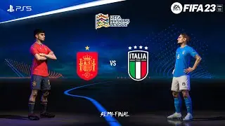 FIFA 23 - Spain vs. Italy | UEFA Nations League Semi Final | PS5™ Gameplay [4K60]