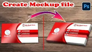 How to create a mockup // Mockup design in photoshop