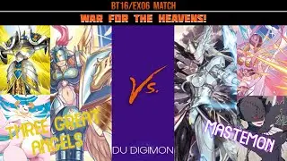 Digimon TCG // BT16/EX06 // 3 Great Angels vs Mastemon