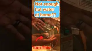 How to adjust temperature on gas water heater -- A, B, and C settings