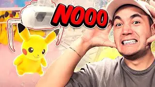 La Maquina de gancho con el Pikachu MAS TROLL del Mundo Pokemon