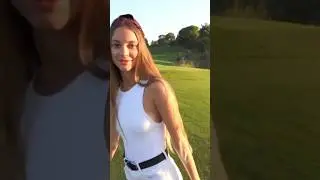 Девушка помогла парню попасть в лунку...а потом и в её лунку 