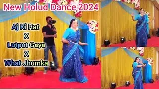 New Wedding  Dance 2024 ||Aj Ki Rat X Lutput Gaya X Jhumka|| #ajkiraat  #dance #viral #foryou #video