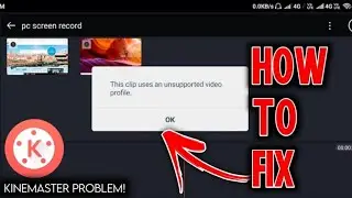 Kinemaster problem⚠️ solution🔑 || File format not support|| 