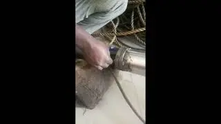 Bore motor fix in 1400feet deep trench