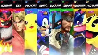 Super Smash Bros Ultimate Amiibo Fights Request Pokemon & Third Party Team Ups