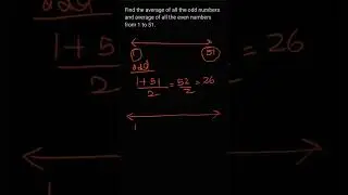 Find the average of all the odd numbers and average of all the even numbers from 1 to 51. 