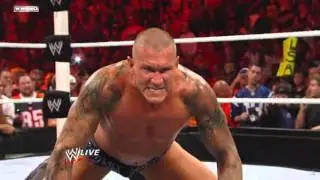 Randy Orton VS John Cena - Raw Tables Match