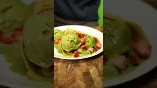 70G PROTEIN + Matcha Ice Cream Crepe!