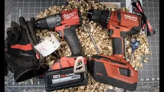 HILTI 8ah vs Milwaukee 8ah HO Battery (WOOD)