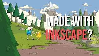 Let's Make an Adventure Time Style Background Entirely in Inkscape!