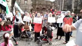 Syrian Protesting in Royal Mile Edinburgh After Darya Massacre 26-8-2012 - Part2
