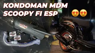 GANTI KNALPOT KONDOMAN BY MDM DI SCOOPY😜