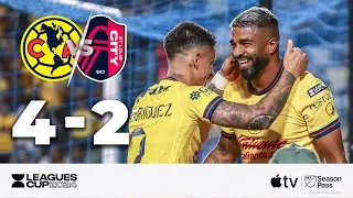 Resumen completo del América vs. St Louis City | 8vos de Final | Leagues Cup 2024 | Estamos en 4tos