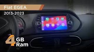 Fiat EGEA 2013-2023 4 GB RAM QLED TUŞLU Ekran Kablosuz Carplay Android Multimedya Navigasyon
