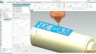 #4axis hole #variable contour #NX CAM TOOLPATH drive