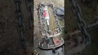 снятие ступицы на гредере гс 14.02