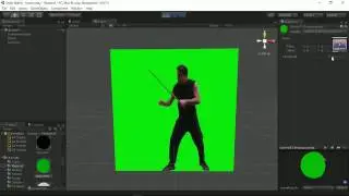 Unity shader : Green chroma key to transparency