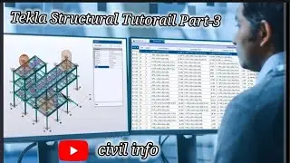 Tekla structural tutorial |Tekla structural designer tutorial|part-3 