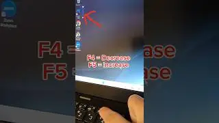 How to increase Asus Laptop Brightness in Windows 11 #shortsfeed