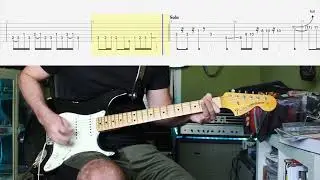 Deep Purple - Lazy MIJ Osaka 15 Guitar Solo LESSON