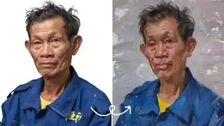 Painting a Middle-Aged Man Step by Step | Oil Portrait Tutorial