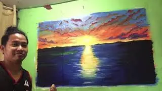Sunset to Sunrise painting :)