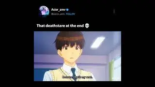 That deathstare at the end.. #anime #Shorts #animeedit