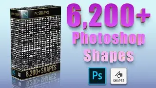 Download Free - 6,200 Photoshop Shapes