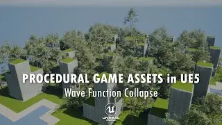 [TRAILER] Procedural Game Assets in UE5 - Wave Function Collapse