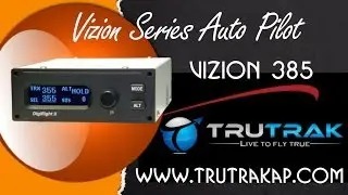 Vizion 385 autopilot from Trutrak with emergency straight and level button.