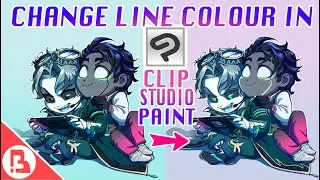 How to Change Line Colour in Clip Studio Paint Tutorial
